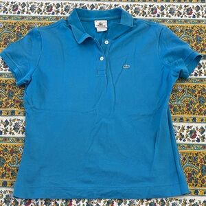 Lacoste Women's Polo Shirt in Bright Teal